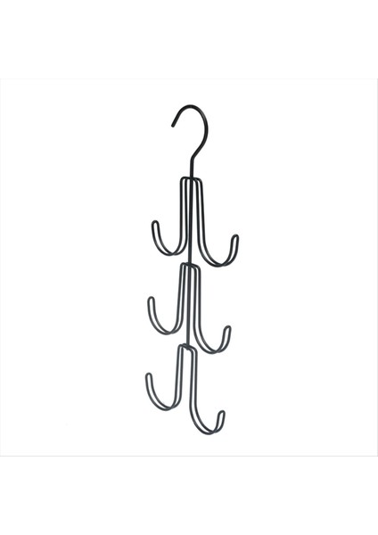 Siyah El Çantası Depolama Askı Metal Çim Tahta Kravat Tutucuyu Organize Etme ve Depolama Için Çengel Kanca (Yurt Dışından)