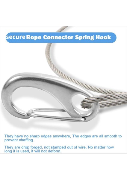 Paslanmaz Çelik Deniz Sınıfı Halat Konnektörü, Tel Halat Hızlı Serbest Bırak Toku, Bağlantı Tokası, Yay Tokası (Yurt Dışından) fırsatları