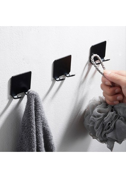 10PCS Yok Tutucu Yok Tutucu Yapıştırıcı Tıraş Araçları Depolama Hook Banyo Su Geçirmez Duvar Hook Banyo Raf Tutucu (Yurt Dışından) modelleri