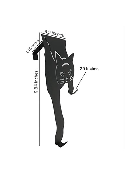 Kapı Kancalarının Üzerinde Hayvan Asılı-Siyah-Over Kapı Düzenleyicisi Güçlü Metal Kancalar (Yurt Dışından) fırsatları