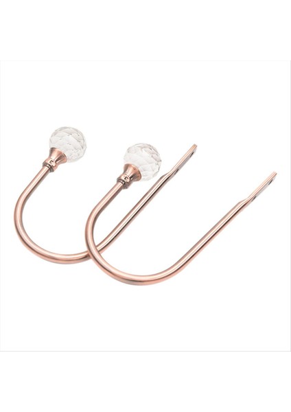 D Metal U Şekerli Prangalar Pencere Aksesuarları Perde Tutma Duvar Kravatlar Askılar Askı Ev ​​aksesuarları (Yurt Dışından)