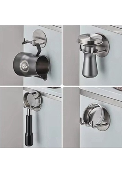 Kahve Dipsiz Portafilter Duvar Rafı Kendinden Yapışkan Kahve Alt Filtre Tutucu Araçları Cafe Aksesuarları 4 Pcs (Yurt Dışından) fırsatları