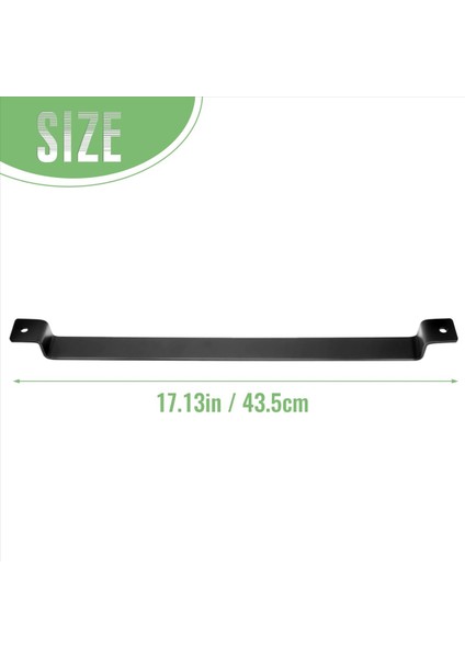 Duvar Montajı Pot Rafı, 435MM Endüstriyel Asılı Demiryolu Mutfak Mutfak Teslimleri Askı Organizatörü, Kapak Tutucu, 10X S Kancaları, Siyah (Yurt Dışından) indirimleri