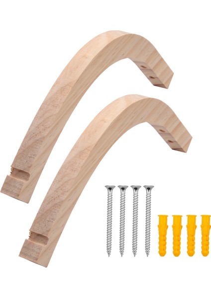 Ahşap Duvar Kancaları, Bitki Askıları Kapalı, Asma Bitkiler Için Duvara Monte Bitki Kancaları, Çiçek Braketi, Rüzgar Çanları Kancaları (Yurt Dışından)