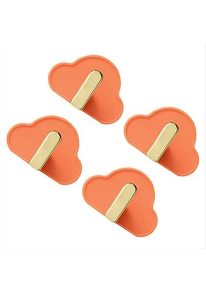 4 Adet Kanca Plastik Tuş Kancaları Şapka Askısı Yumruk Atma Kancası Banyo Duvar Kancası Evrensel Tv Standı Çanta Askıları B (Yurt Dışından)