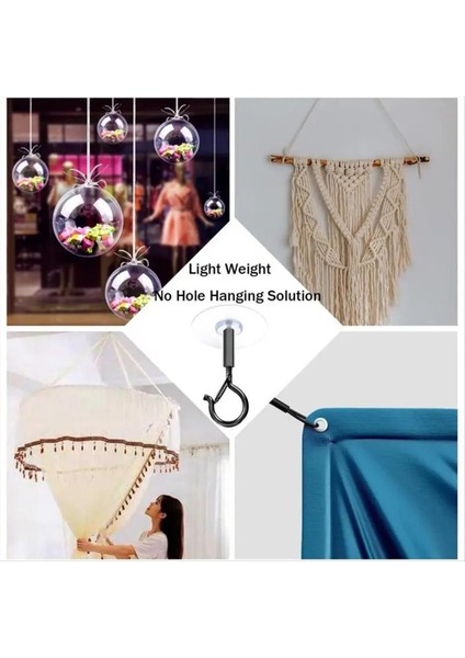 Metal Tavan Kancaları Duvara Monte Asılı Sepet Kancaları Bitkiler, Açık Bahçe Aracı Için Asılı Tutucu Saksılar Fenerler (Yurt Dışından)