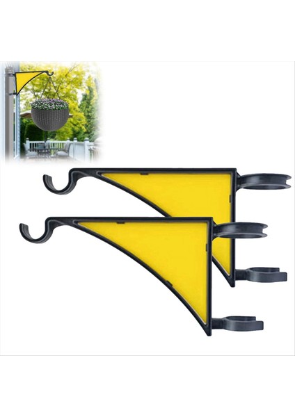 Bitki Askıları, 2 Paket Askılar Kuş Besleyiciler, Ekiciler, Fenerler, Rüzgar Çanları, Veranda Dekoru Sarı (Yurt Dışından) fırsatları