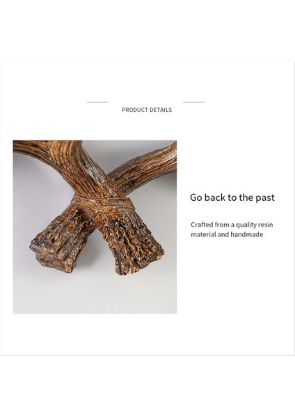 Vintage Geyik Korna Kanca Reçine Anahtar Kancalar Tutucu Duvara Monte Kapak Askı Rafı Oturma Odası Banyo Iskandinav (Yurt Dışından) indirimleri