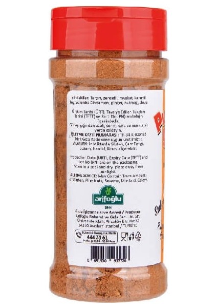 Pumpkin Spice Balkabağı Baharatı 100G fiyatları