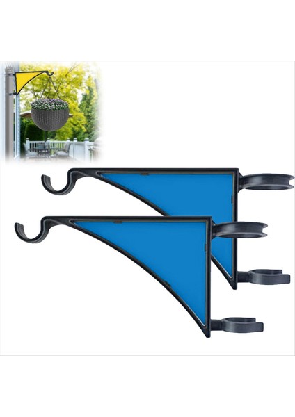 Bitki Askıları, 2 Paket Askılar Kuş Besleyiciler, Ekiciler, Fenerler, Rüzgar Çanları, Veranda Dekoru Mavisi (Yurt Dışından) fiyatları