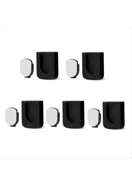 Manyetik Uzaktan Kumanda Tutucu Duvar Montajı, 5 Pcs Uzaktan Kumanda Organizatörleri Kendinden Yapışkan Tv Uzaktan Kumanda Rafı (Siyah) (Yurt Dışından)