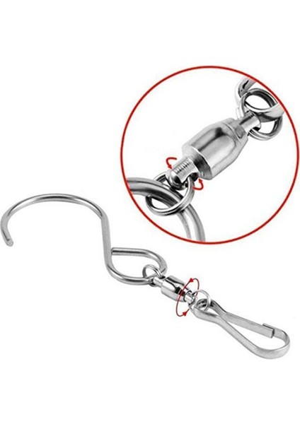 30PCS Spinner Klipsi Kanca Asmak Için Paslanmaz Çelik Rüzgar Spinner Rüzgar Chime Crystal Twister Partisi Malzemeleri (Yurt Dışından) fırsatları