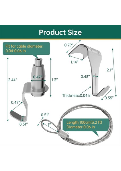 8 Adet Resim Ray Asılı Sistemi, Resim Ray Kancaları Kalıplama Kancaları Resim Ray Askıları (Yurt Dışından) fiyatları
