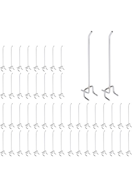 50 Pcs 6 Inç Pegboard Kancaları Metal Raf Kancaları ve Organizatör Çiftlik Pegboard Garaj Depolama Organizatör (Yurt Dışından) modelleri
