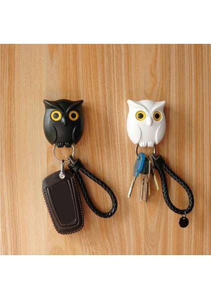 3pcs Baykuş Anahtar Tutucu Manyetik Gözlük Anahtar Kancalar Duvar Asma Dekorasyonu Için Sevimli Mini Baykuş Anahtar Tutucu (Yurt Dışından) indirimleri
