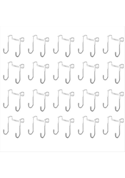Paslanmaz Çelik Kanca Yumruksuz Çift S Şeklinde Kanca, Mutfak ve Banyo Dolabı Kapı Kıyafetleri ve Havlu Depolama Askısı A (Yurt Dışından)