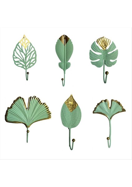 Ferforje Yaprak Duvar Kanca Metal Ceket Kanca Askısı Çok Amaçlı Mutfak Banyo Kapısı Havlu Kancaları Duvar Kancaları (Yurt Dışından) modelleri