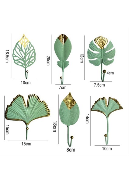 Ferforje Yaprak Duvar Kanca Metal Ceket Kanca Askısı Çok Amaçlı Mutfak Banyo Kapısı Havlu Kancaları Duvar Kancaları (Yurt Dışından) fırsatları