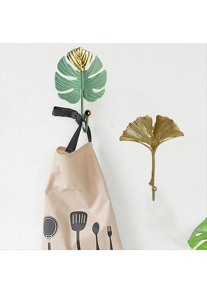 Ferforje Yaprak Duvar Kanca Metal Ceket Kanca Askısı Çok Amaçlı Mutfak Banyo Kapısı Havlu Kancaları Duvar Kancaları (Yurt Dışından) indirimleri