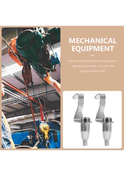 Ayarlanabilir Tel Halat Kancaları Resim Raylı Ekran Asma Kancalar Asma Sistem Aksesuarları (Yurt Dışından) modelleri