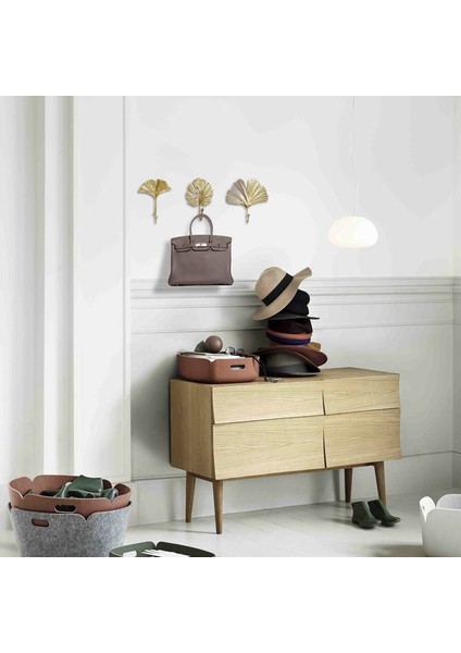 Vintage Ceket Kancaları Duvar Kancaları Dekoratif Kancalar Yaprak Şekil Metal Havlu Kancaları Askı Duvarı Monte Çok Amaçlı Kancalar B (Yurt Dışından) indirimleri