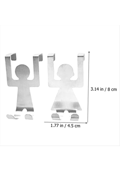 4pcs Figür Kanca Dekoratif Heykelcik Kanca Kapı Raf Askı Kapı Çifte Kancalar Kapı Giysileri Askısı (Yurt Dışından) fırsatları