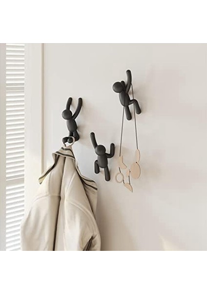 Duvar Hook Partner Hook Karikatür Duvar Kapı Ceket Kancası, Duvara Monte Ceket Rafı, 3 Pcs (Yurt Dışından) indirimleri