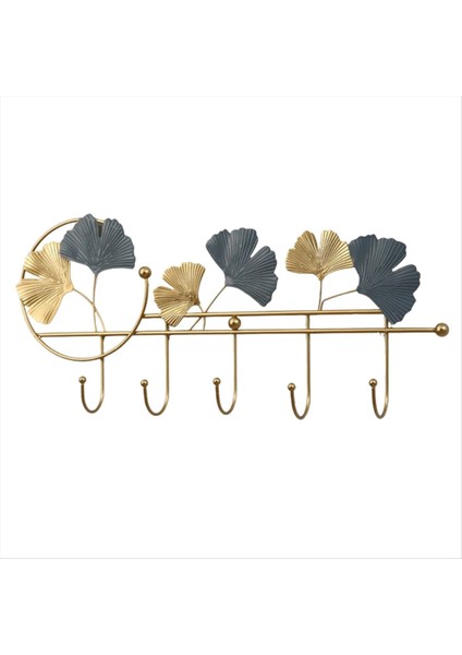 Modern Kanca Fan Şeklindeki Yaprak Kanca Anahtar Tutucu Duvar Kancaları Asılı Yapraklar Banyo Duvar Kancası Dekoratif Minimalist Ev-B (Yurt Dışından)