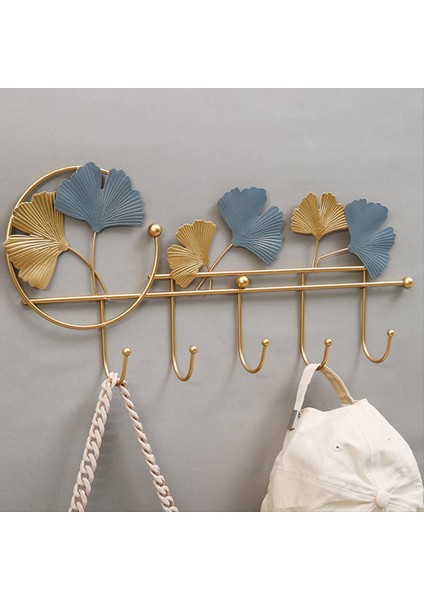 Modern Kanca Fan Şeklindeki Yaprak Kanca Anahtar Tutucu Duvar Kancaları Asılı Yapraklar Banyo Duvar Kancası Dekoratif Minimalist Ev-B (Yurt Dışından) indirimleri