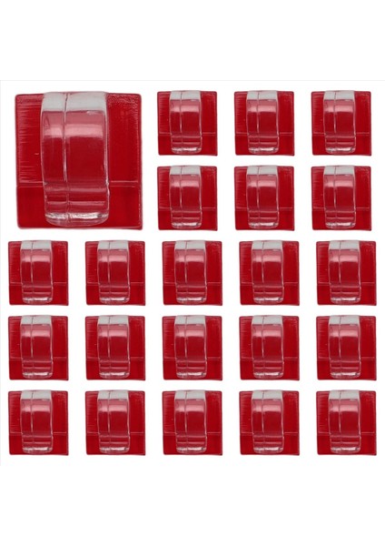 Açık Dize Işıkları Için Kancalar Klipsler 30 Paket Klipsleri 30 Su Geçirmez Yapıştırıcı Destekli Işık Kancası (Yurt Dışından)