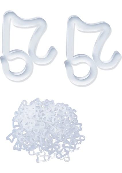 Noel Işık Klipleri Açık, 100 Paket Tatil Işık Klipler, Dış Ip Işıkları Için Çatı Işıkları Asma Işıklar (Yurt Dışından)