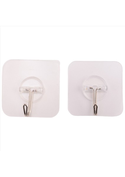 Yapışkan Kancalar Ağır Hizmetkâr Kendi Kendine Yapışkan Kancalar, Mutfaklar Için Şeffaf Yeniden Kullanılabilir Dikişsiz Yapışkan Duvar Kancaları, Banyo (Yurt Dışından) fırsatları