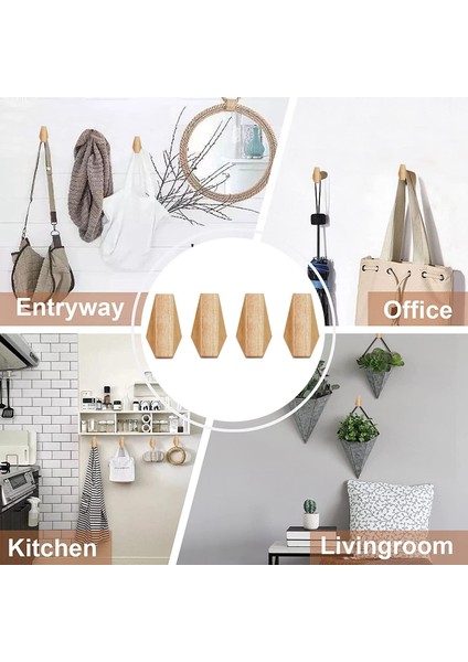 Japon Tarzı Basit Modern Masif Ahşap Kanca Duvar Asılı Ev Hanehalkı Havlusu Anahtar Kanca Fitting Oda Ceket Kancaları (Yurt Dışından) indirimleri