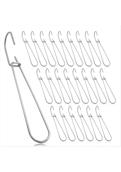 24 Adet 7.3 Inç Metal Desen Kancalar Dikiş Deseni Asılı Askı Yapımı (Yurt Dışından)