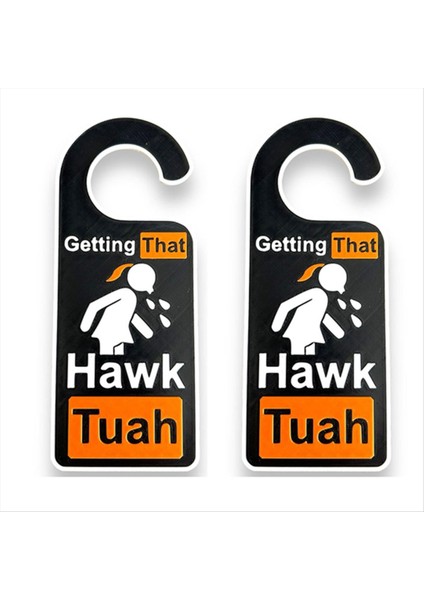 2pcs Hawk Tuah Kapı Askısı Komik Doorknob Askı Alıyor Hawk Tush (Yurt Dışından)