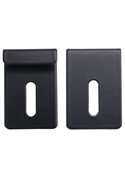 6pcs Metal Ayna Klipsleri Geniş Kanal Ayna Askı Klipsi Kit Tutma Klipsleri Vidalı Ayna Klipsleri Siyah (Yurt Dışından) indirimleri