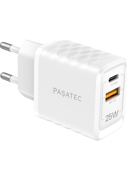 Rave Serisi Pd 25W Duvar Şarj Cihazı - Beyaz