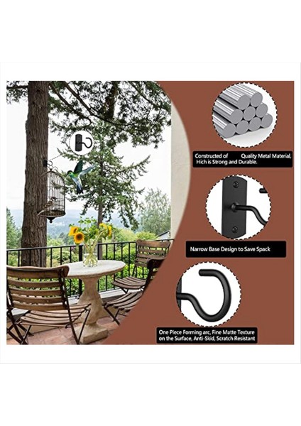 Asma Bitki Için Tavan Kancaları, Ekiciler Için Duvar Kancası, Çiçek Sepeti, Rüzgar Çanları, Fenerler, Işıklar, Kuş Besleyicileri (Yurt Dışından) modelleri