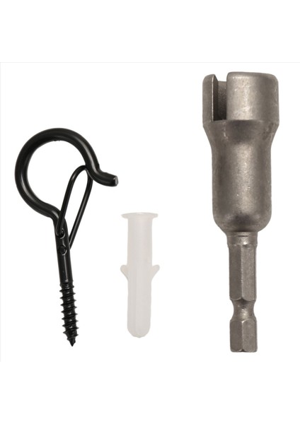 Dış Telli Işıklar Için 50 Paket Vidalı Kanca, Q Askılara Dize Işık Kancaları Dış Için Dış Mekan, Asılı Sepet Veranda (Yurt Dışından)