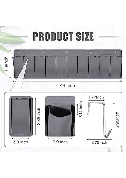 2pcs Rv Ayakkabı Rv Ayakkabı Depolama Organizatörü 44.1 Inç Asma Ayakkabı Bebağı Yatakta Depolama Çantası 10 ile Ayakkabı Oyuncak Aracı A (Yurt Dışından) modelleri