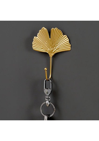 Palto Kancaları Altın Asılı Tutucu Anahtar, Dekoratif Yapraklar Metal Kancalar Duvara Monte Kancalar Askı (Yurt Dışından) fırsatları