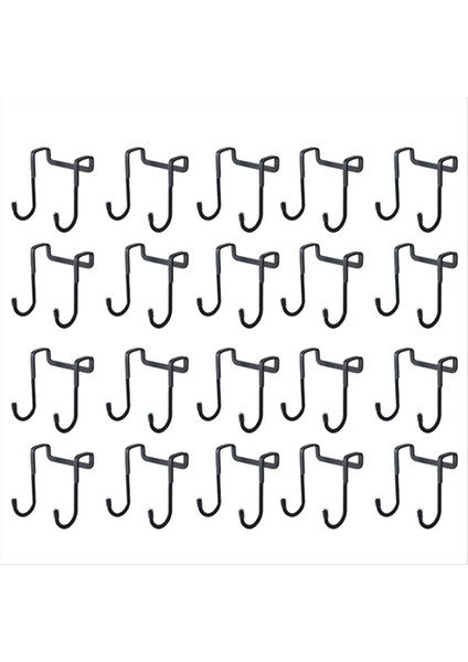 Paslanmaz Çelik Kanca Yumruksuz Çift S Şeklinde Kanca, Mutfak ve Banyo Dolabı Kapı Giysileri ve Havlu Depolama Askısı B (Yurt Dışından)