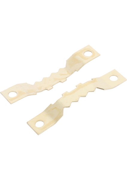 100 Set Altın Testere Diş Resmi Çerçeve Askılar Asılı Fotoğraf Yağlı Boya Ayna Kancaları Donanım Vidalar Sawtooth Askı (Yurt Dışından) modelleri