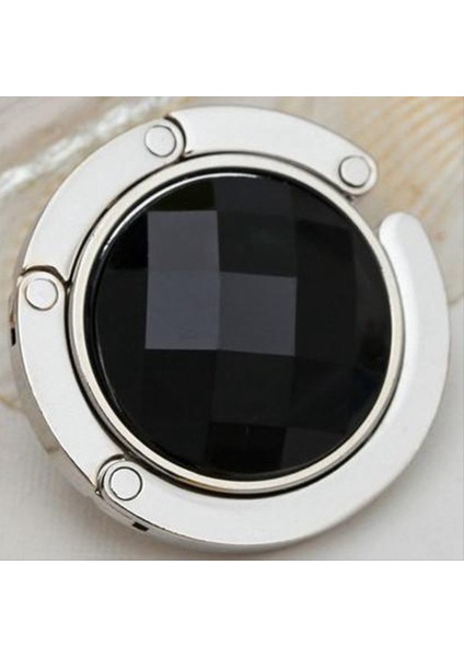 Yuvarlak Şekli Taşınabilir Masa Askısı Asmak Çanta Torbası Tutucu Tutucu Tutucu Kanca Kristal Alaşım Katlanabilir Hangbag Hook (Yurt Dışından) modelleri