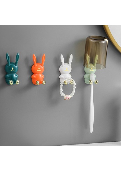 Diş Fırçası Tutucu Duvara Monte, Çok Fonksiyonlu Kanca Su Geçirmez Kendi Kendine Yapışkan Tek Diş Fırçası Kanca Fiş Duvar (Yurt Dışından) fırsatları