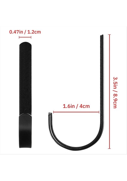 4pcs Metal Duvara Monte J Hook Tool Hook Depolama Rafları Alet Evleri ve Evler Için Uygundur Siyah (Yurt Dışından) indirimleri