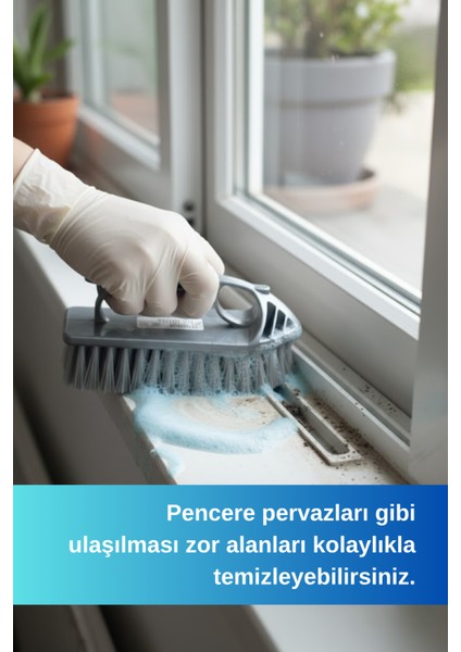 Genel Amaçlı Temizlik Fırçası- Halı Yıkama Fırçası, Mutfak Lavabo Fırçası