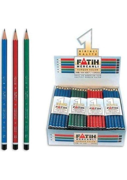 Mercanlı Kurşun Kalem 12 Li (Yurt Dışından)