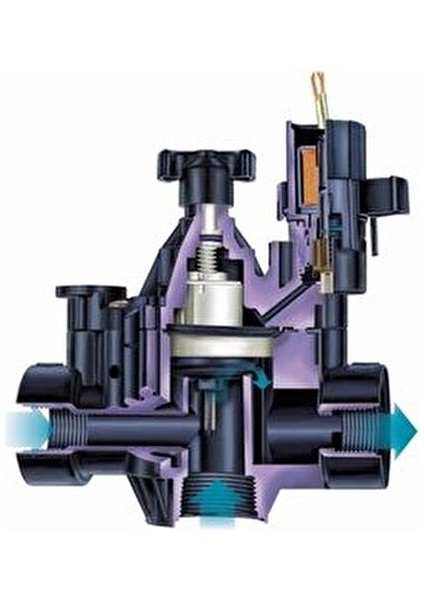 150 PGA 11/2" Selenoid Vana 9 Volt Bahçe Sulama Kontrolü İçin Dayanıklı Malzeme indirimleri