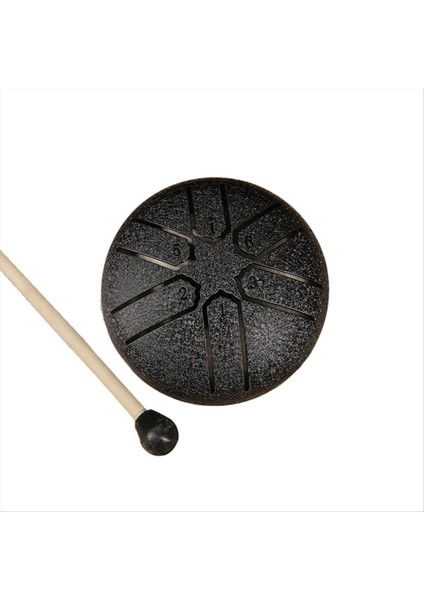 3 Inç 6 Tonlu Çelik Dil Davul Mini El Tava Davulları Bagetlerle Perküsyon Müzik Aletleri Davul Aksesuarları C (Yurt Dışından)